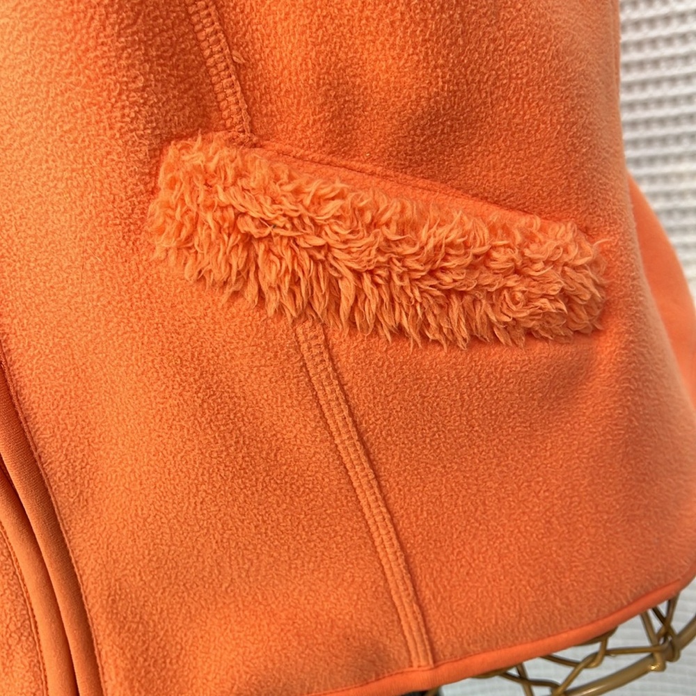 Coldwater Creek Women’s Outerwear Vest. EUC.  Size Medium. Tangerine Fleece. - Picture 2 of 8